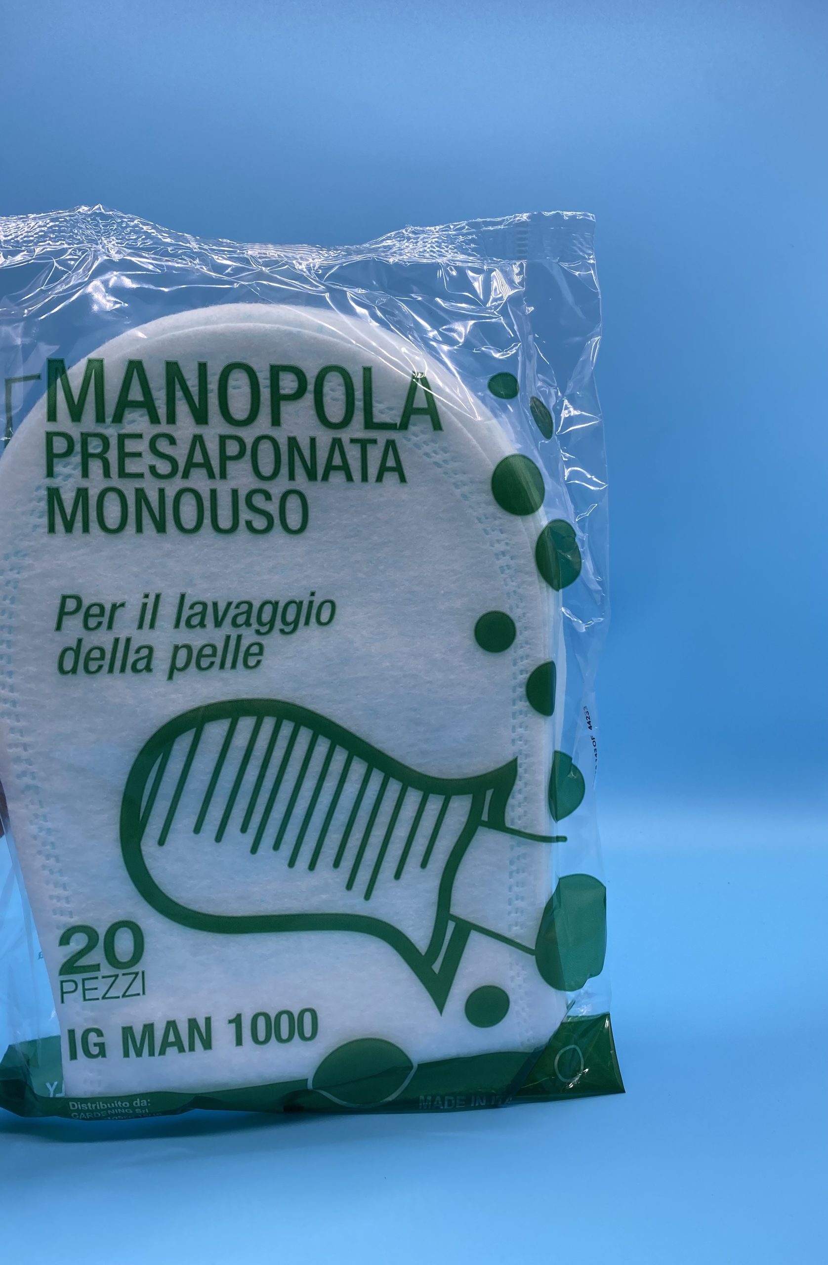MANOPOLA PRESAPONATA MONOUSO