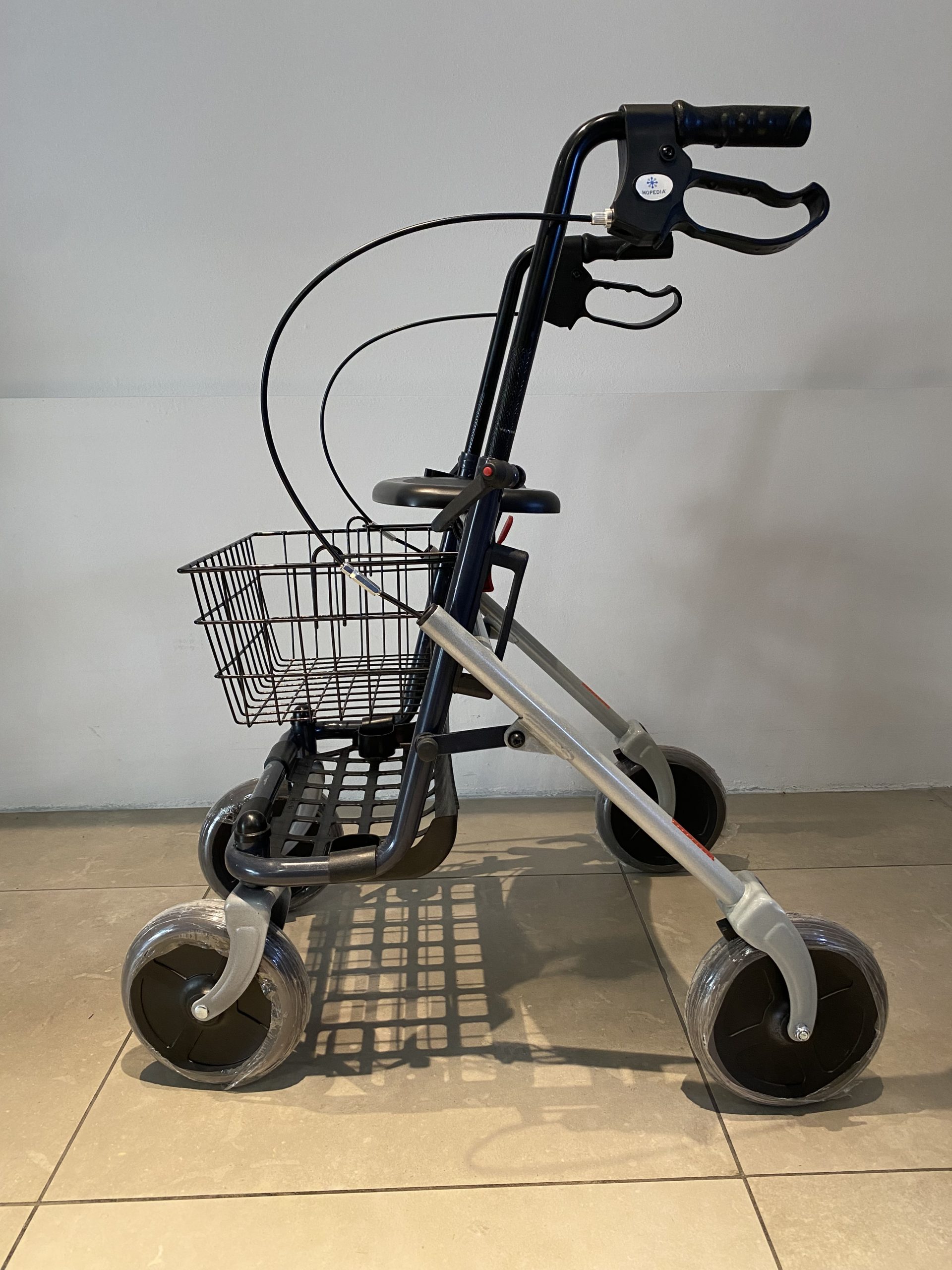 ROLLATOR PIEGHEVOLE IN ACCIAIO